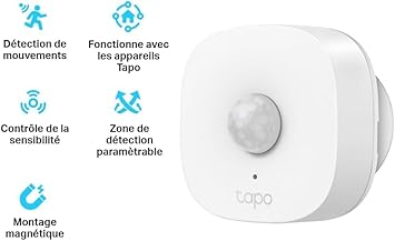 Tapo T100 – Détecteur de Mouvement Intelligent pour Maison Connectée