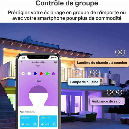 Tapo L530E (Pack de 4) – Ampoules WiFi LED Multicolores