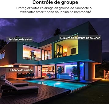 Tapo L920-5 – Ruban LED RGBIC WiFi 5m Intelligent