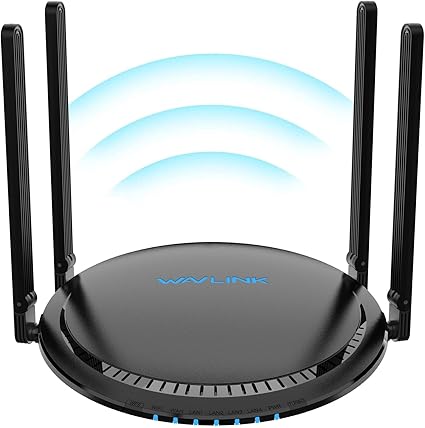 Routeur WiFi 6 Wavlink AX3000 Bi-bande MU-MIMO OFDMA Touchlink Beamforming WPA3 IPV6 Contrôle parental 4*5dBi