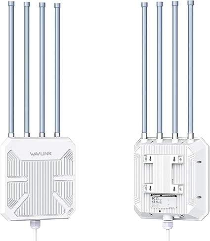 Wavlink Point d’Accès Extérieur WiFi 6 AX3000 – Longue Portée & IP67