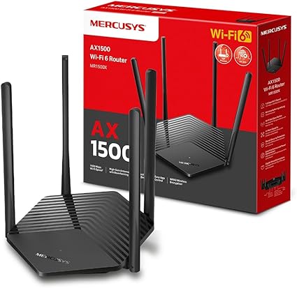 Mercusys MR1500X – Routeur WiFi 6 Ultra Rapide 4500 Mbps