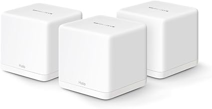 Mercusys TP-Link Halo H1500X (Pack de 3) Routeur WiFi 6 Mesh