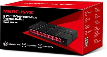 Commutateur Gigabit 8 ports Mercusys TP-Link MS108G