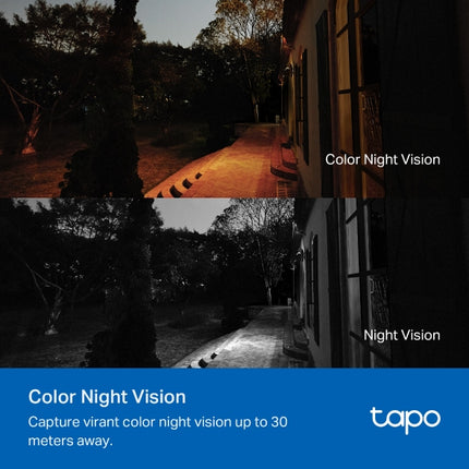 Tapo C510W – Caméra Extérieure WiFi 2K 360° avec Vision Nocturne Couleur