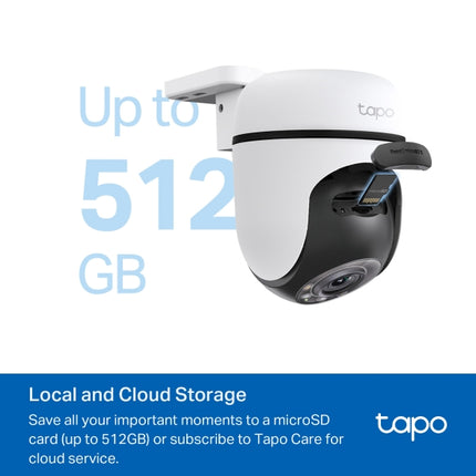 Tapo C510W – Caméra Extérieure WiFi 2K 360° avec Vision Nocturne Couleur