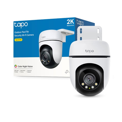 Tapo C510W – Caméra Extérieure WiFi 2K 360° avec Vision Nocturne Couleur