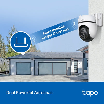 Tapo C520WS 2K (4MP) – Caméra Extérieure WiFi 360° avec Vision Nocturne Couleur