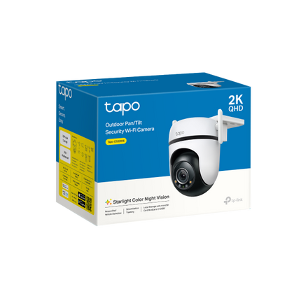 Tapo C520WS 2K (4MP) – Caméra Extérieure WiFi 360° avec Vision Nocturne Couleur