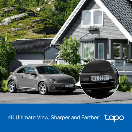 Tapo C660 – Caméra Solaire 4K Extérieure Vision 360°