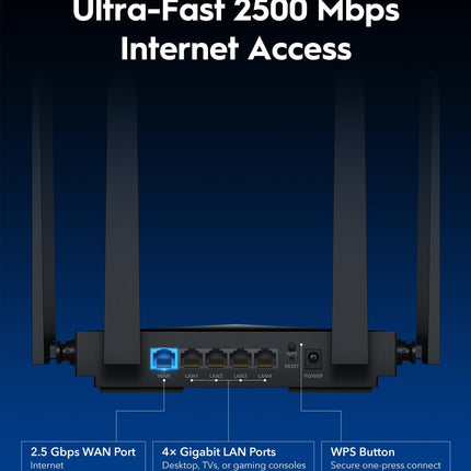 Cudy WR3600H / BE3600 – Routeur Wi-Fi 7 Double Bande Premium